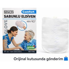 Comfort Çiçek Özlü Sabunlu Eldiven 10 Adet