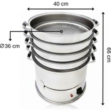 Üret Çelik Üret 5'li Mantı Kazanı 40X66 cm ∅36