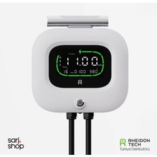 Rheidon WB500-11 Kw Ev Wallbox Elektrikli Araç Şarj Cihazı - Type 2 Kablo Dahil Akıllı Elektrikli Araç Şarj Istasyonu