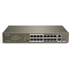 Ip-Com F1118P-16-150W - 16* Fe Ports+1 Ge+1 Sfp Unmanagement Poe+ Switch