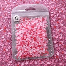 Born Pretty Nail Ornament Kırmızı-Beyaz-Pembe Valentine Day Tırnak Süsleme Pulları