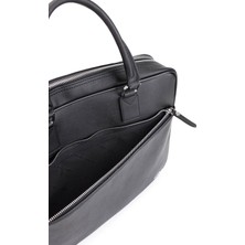 Tamer Tanca Erkek Suni Deri Siyah Evrak Çantası 1012 2022 Erk Cnt SK25-26 Sıyah Cvl Bsk