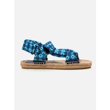 Su14 Flower Kadın Espadril Sandalet