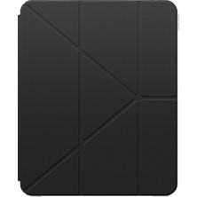 iPad Pro 11 2024 Uyumlu Amazingthing Minimal Serisi Katlanabilir Standlı Kılıf Siyah