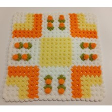 Banu Home Banuhome El Örgüsü Portakal Desenli Banyo Lifi – Kabartmalı Lif