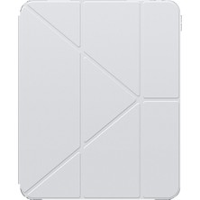 iPad Pro 11 2025 M5 Uyumlu Amazingthing Minimal Serisi Katlanabilir Standlı Kılıf Gri