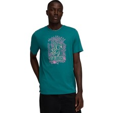 Puma Graphic Erkek Yeşil Günlük Stil T-Shirt 63444160