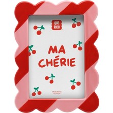 Que Rico - Elvira El Boyaması Çerçeve Kırmızı&pembe