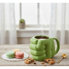 ForWhat Büro Ev Ofis Hediyesi Için Tekli Yeşil Dev Yumruk Kupa Bardak