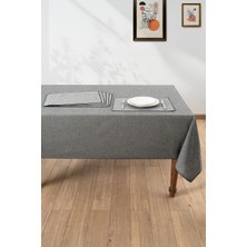 Denizli Concept Vera Masa Örtüsü + 6'lı Amerikan Servis Seti Siyah
