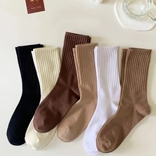 Çorap Bakkalı 5 Çift Ekonomik Unisex Karışık Renk Tenis Çorap Seti