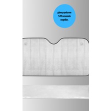 Astraltech Metalize Reflektör Yüzeyli UV Koruyucu Araç Güneşliği – Serin ve Güvenli Sürüşler İçin