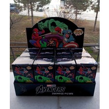 Sofun Karakter Captain America Tasarımlı Sürpriz Kutulu Figür (1 Adet)