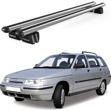 Today Auto Pençe Lada 111 Vega 2008 1998-2013) Uyumlu Gri Ara Atkı 109CM Port Bagaj Tavan Barı