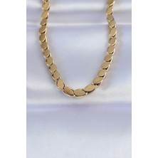 Taş Ve Oyun Atölyesi Taşveoyunatölyesi 316L Çelik Gold Renk Arpa Model Kolye TG27BKO8748