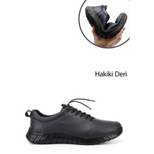 Gönderi(r) Erkek Lacivert Antik Bağcıklı Kauçuk Taban Hakiki Deri Sneaker