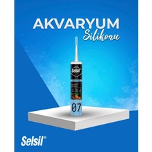Selsil Akvaryum Silikonu Şeffaf 310 ml