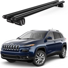 Today Auto Pençe Jeep Cherokee (2014-2023) Uyumlu Siyah Ara Atkı 109CM Port Bagaj Tavan Barı