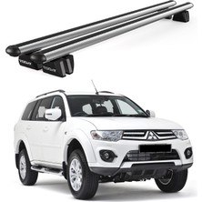 Today Auto Pençe Mitsubishi Pajero (2009-2016) Uyumlu Gri Ara Atkı 109CM Port Bagaj Tavan Barı