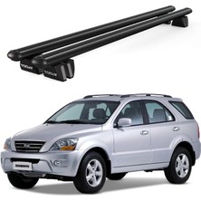 Today Auto Pençe Kia Sorento (2002-2009) Uyumlu Siyah Ara Atkı 109CM Port Bagaj Tavan Barı