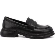 Gönderi® Kadın Siyah Loafer Ayakkabı