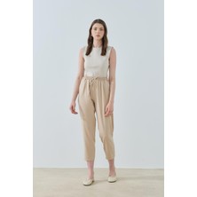 Merve Gültekin Jogger Pantolon Bej
