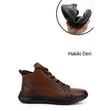 Gönderi(r) Erkek Taba Antik  Fermuarlı Hakiki Deri Outdoor Bot