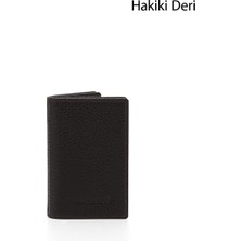 Gönderi(r) Unisex Kahverengi Hakiki Deri Unisex Kartlık 06205