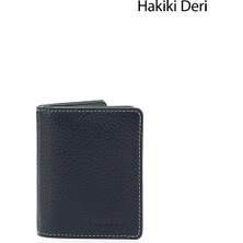Gönderi® Unisex Laciye Yeşil Hakiki Deri Unisex Kartlık 06499