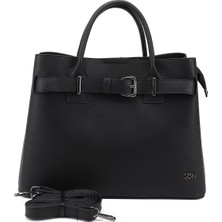 Gönderi® Kadın Siyah Uzun Askılı El ve Omuz Çantası