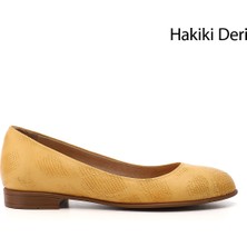 Gönderi(r) Kadın Hardal Hakiki Deri Babet