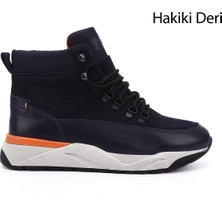 Gönderi(r) Erkek Lacivert Antik Bağcıklı Spor Hakiki Deri Ourdoor Bot