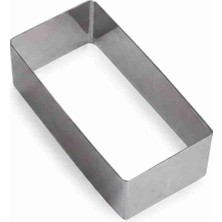 Pandispanya Pasta Kek Kalıbı Pargon Kaynaklı Dikdörtgen H6 15X22 Cmp