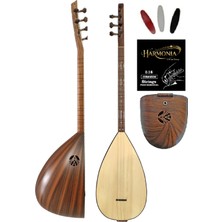 Müzikhane Kompozit Kısa Sap Saz Bağlama -Kılıf- -Tezene -Yedek Takım Tel