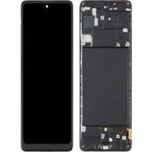 Cepaks Samsung Galaxy A70 Çıtalı (Kasalı) OLED Dokunmatik LCD Ekran Panel