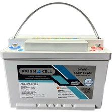 Tsm Lifepo4 Akü 105AH 12.8 Volt Turbo Fast Chargıng ( Karavan, Marin, Solar Yaşam Aküsü)