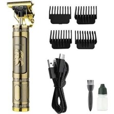 Nuveden Ieg™ PS-033 Çelik Kasa Profesyonel T-Bıçak Saç Sakal Ense ve Çizim Tıraş Makinesi