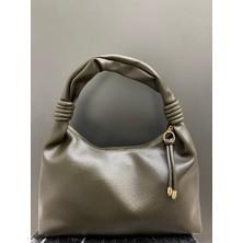 Kadın Düğüm Detaylı Suni Deri Kol Çantası