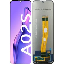 Cepaks Samsung Galaxy A02S Çıtalı (Kasalı) Dokunmatik Flycdı LCD Ekran Panel