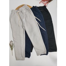 Moda Rüyası Lastikli Unisex  Basic  Eşofman Altı Siyah