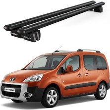 Today Auto Pençe Peugeot Partner Tepee (2002-2008) Uyumlu Siyah Ara Atkı 109CM Port Bagaj Tavan Barı