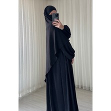 Atelier Cheval Ayrobin Sufle Ferace Takımı, Umre Hac, Kadın Ferace, Tesettür Elbise Takım, Aerobin Elbise Takım