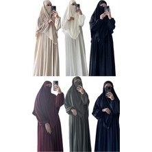 Atelier Cheval Ayrobin Sufle Ferace Takımı, Umre Hac, Kadın Ferace, Tesettür Elbise Takım, Aerobin Elbise Takım