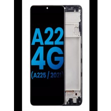 Cepaks Samsung Galaxy A22 4g Çıtalı (Kasalı) OLED Dokunmatik LCD Ekran Panel