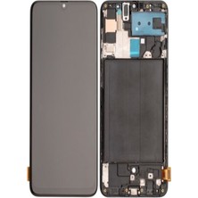 Cepaks Samsung Galaxy A70 Çıtalı (Kasalı) Dokunmatik LCD Ekran Panel