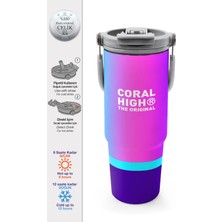 Coral High Çok Renkli Pipetli ve Direkt Içim Çelik Termos 900 ml 38723