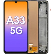 Cepaks Samsung Galaxy A33 5g Çıtalı (Kasalı) OLED Dokunmatik Flycdı LCD Ekran Panel