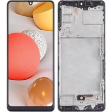 Cepaks Samsung Galaxy A42 Çıtalı (Kasalı) OLED Dokunmatik LCD Ekran Panel