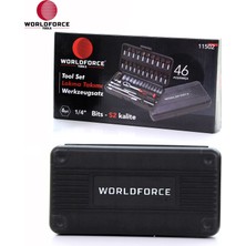 Worldforce World Force - Lokma Takımı 46 Parça S-Ultra 1/4''