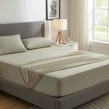 Orbit %100 Pamuk Çok Renkli Desenli Lastikli Çarşaf Seti (Çift Kişilik-Modern Tasarım-3 Parça)